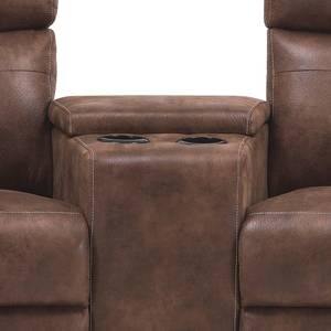 Bioscoopfauteuil Barroman microvezel microvezel - bruin