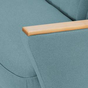 Sofa Bauro (2-Sitzer) Webstoff Türkis