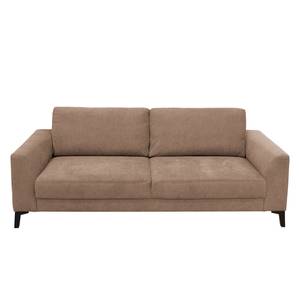 Boxspringsofa Bemavo (2,5-Sitzer) Webstoff - Braun