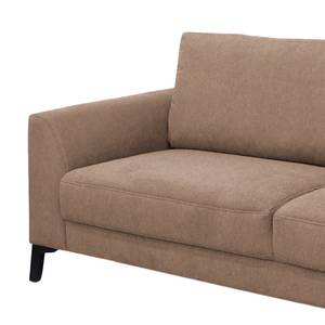 Boxspringsofa Bemavo (2,5-Sitzer) Webstoff - Braun