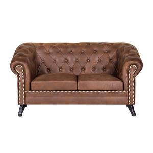 Sofa Benavente (2-Sitzer) Antiklederoptik Braun