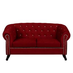 Sofa Benavente I (2-Sitzer) Microfaser Rot