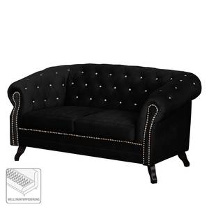 Sofa Benavente I (2-Sitzer) Microfaser Schwarz