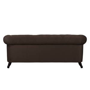 Sofa Benavente I (3-Sitzer) Microfaser Dunkelbraun