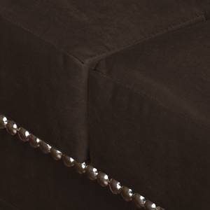 Sofa Benavente I (3-Sitzer) Microfaser Dunkelbraun