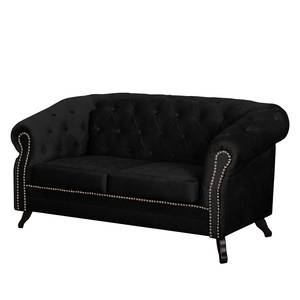 Sofa Benavente II (2-Sitzer) Microfaser Schwarz