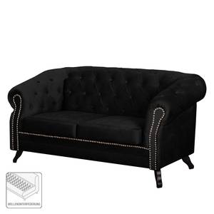 Sofa Benavente II (2-Sitzer) Microfaser Schwarz