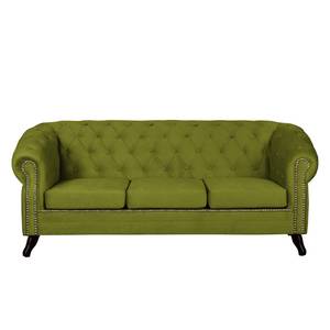 Sofa Benavente II (3-Sitzer) Microfaser Grasgrün