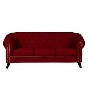 Sofa Benavente II (3-Sitzer) Microfaser Rot