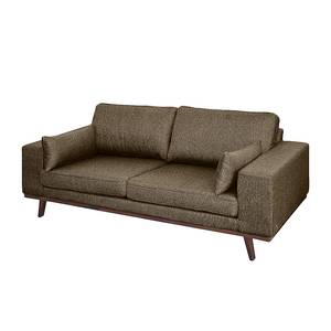 2-Sitzer Sofa BILLUND Strukturstoff Pari: Braun