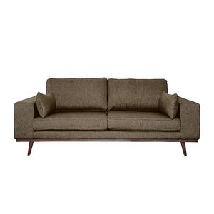2-Sitzer Sofa BILLUND Strukturstoff Pari: Braun