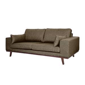 2-Sitzer Sofa BILLUND Strukturstoff Pari: Braun