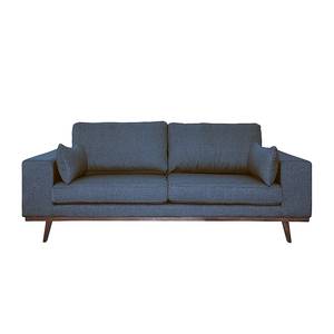 2-Sitzer Sofa BILLUND Blau - Textil - 203 x 84 x 91 cm