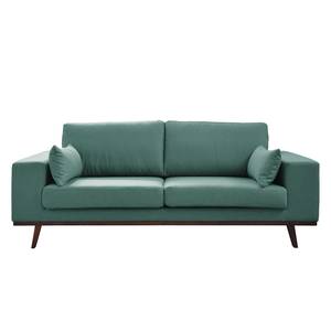 2-Sitzer Sofa BOVLUND Blau - Grau - Textil - 203 x 84 x 91 cm