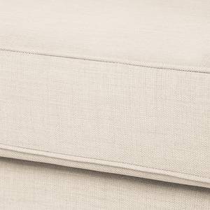 Sofa Blomma (2-Sitzer) Webstoff Beige - Gestell: Eichefarbig