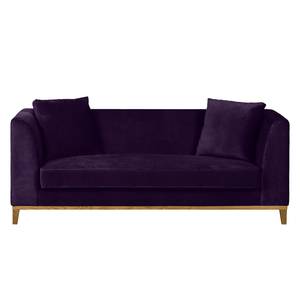 Sofa Blomma (3-Sitzer) Samt Lila Eiche