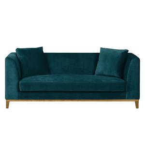 Sofa Blomma (3-Sitzer) Petrol - Eiche