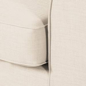 Canapé Blomma (3 places) Tissu beige - Structure : couleur noisette