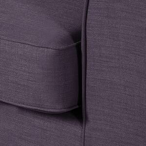 Canapé Blomma (3 places) Tissu violet - Structure : couleur noisette