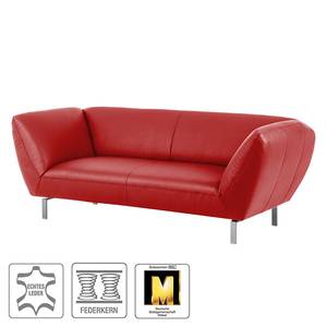 Sofa Blues (2-Sitzer) Echtleder Rot