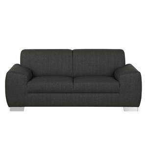 Sofa Bollon (2-Sitzer) Webstoff - Dunkelgrau