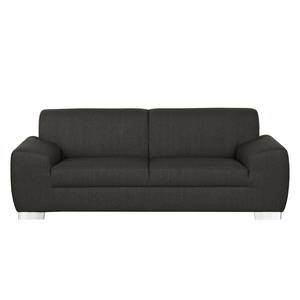 Sofa Bollon (3-Sitzer) Webstoff - Dunkelgrau