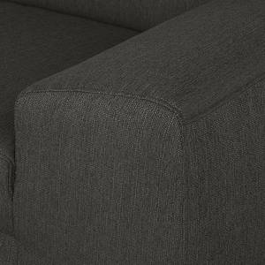 Sofa Bollon (3-Sitzer) Webstoff - Dunkelgrau