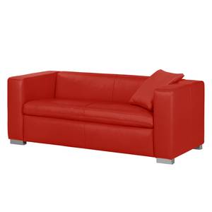 Sofa Bolsena I (2,5-Sitzer) Echtleder - Rot