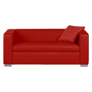 Sofa Bolsena II (2,5-Sitzer) Echtleder Echtleder - Rot