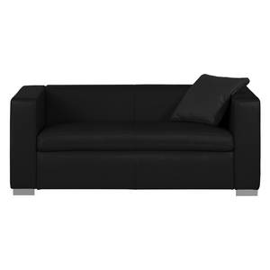 Sofa Bolsena II (2,5-Sitzer) Echtleder Echtleder - Schwarz