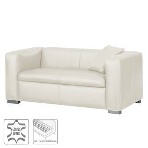 Sofa Bolsena II (2-Sitzer) Echtleder Weiß