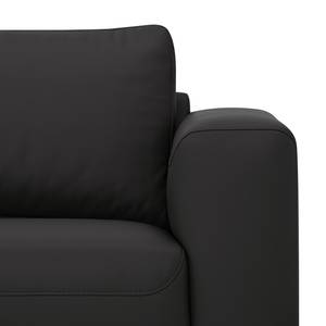 Sofa Bora (3-Sitzer) Echtleder Echtleder Neka: Grau - Edelstahl