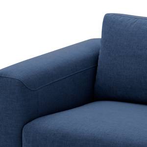 Sofa Bora (3-Sitzer) Webstoff Webstoff Anda II: Blau - Edelstahl