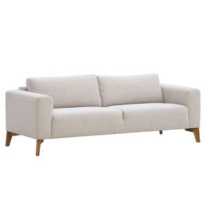 Sofa Bora (3-Sitzer) Webstoff Webstoff Saia: Beige - Eiche