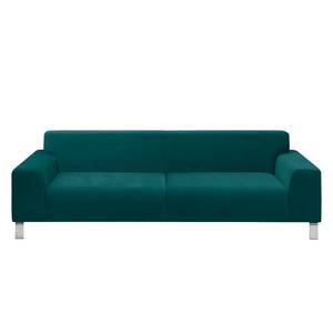 Sofa Bordon (3-Sitzer) Samt Petrol