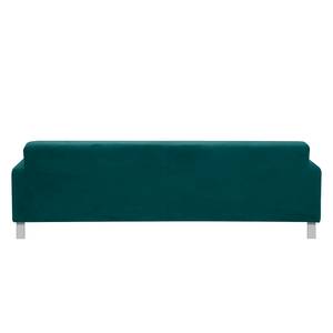 Sofa Bordon (3-Sitzer) Samt Petrol