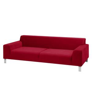 Sofa Bordon (3-Sitzer) Samt Rot