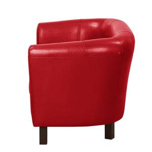 Sofa Bovalino (2-Sitzer) Kunstleder Rot