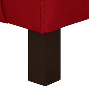 Sofa Bovalino (2-Sitzer) Kunstleder Rot