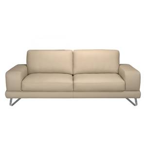 Sofa Bradley (3-Sitzer) Echtleder Beige Keine Funktion