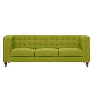 Sofa Buckingham (3-Sitzer) Webstoff Stoff Ramira: Limette