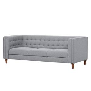 Sofa Buckingham (3-Sitzer) Webstoff Stoff Ramira: Silber