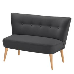 Sofa Bumberry (2-Sitzer) Webstoff Anthrazit