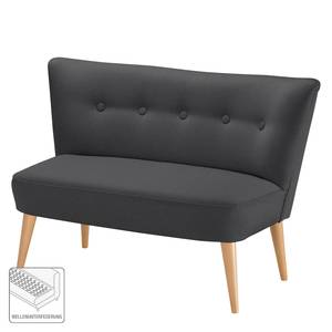 Sofa Bumberry (2-Sitzer) Webstoff Anthrazit