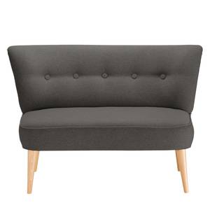 2-Sitzer Sofa Bumberry Webstoff Hanabi: Graubraun