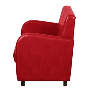 Sofa Cadeby (2-Sitzer) Kunstleder Rot