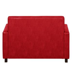 Sofa Cadeby (2-Sitzer) Kunstleder Rot