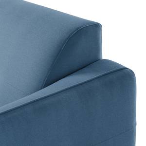 Sofa Cala (2,5-Sitzer) Strukturstoff Webstoff Osta: Dunkelblau - Beige