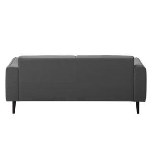 Sofa Cala (2,5-Sitzer) Strukturstoff Webstoff Osta: Anthrazit - Schwarz