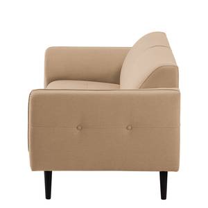 Sofa Cala (2,5-Sitzer) Strukturstoff Webstoff Osta: Cappuccino - Schwarz